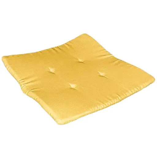 Водоотталкивающая подушка на стул Желтый однотон