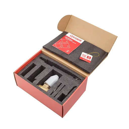 Змішувач для умивальника Koer KB-16028-07 вбудований KR5300 Графит - фото 6