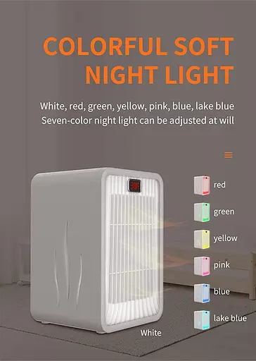 Настольный нагреватель Queta Ceramic Element - Цифровой контроль температуры - фото 3