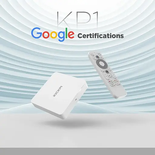 KICKPI KP1 2/32GB Amlogic S905Y4, медіаплеєр 4K HDR, Android 12, сертифікація Google та Netflix, Смарт ТВ приставка - фото 9