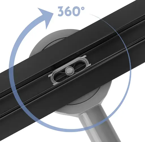 Трап для душу Rea Neox 90 Slim Pro black REA-G2711 - фото 3