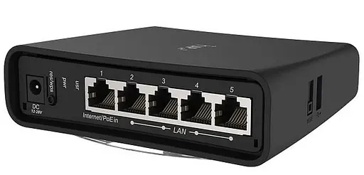 Роутер MikroTik hAP AC2 AC1200 Black 802.11ac (RBD52G-5HacD2HnD-TC) - фото 4