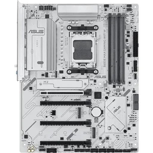 Материнская плата Asus AM5 B650E MAX Gaming WIFI W, B650, 4xDDR5, Int.Video (CPU), 4xSATA3, 3xM.2, 1xPCI-E 5.0x16, 1xPCI-E 4.0x16, 2xPCI. 2.5Gb, WiFi 6E, Bluetooth 5.3, 8xUSB 3.2/8xUSB 2.0, HDMI/DP, ATX