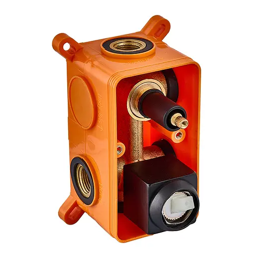 Душевая система скрытого монтажа Haiba Kubus 009 HB3949, Черный матовый - фото 7