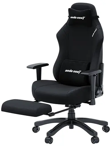 Ігрове крісло Anda Seat Luna Pro Black Fabric Size L (AD18T-44-B-F) - фото 5