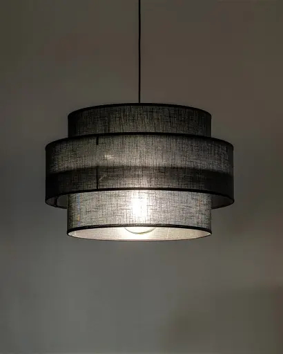 Підвісний світильник, люстра TK Lighting 4999 Calisto E27 1x15W IP20 чорний - фото 3