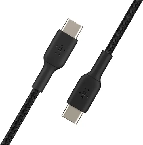 Кабель Belkin USB-C > USB-C зарядка/синхронизация 1м 60Вт Type-C плетен черный - фото 3