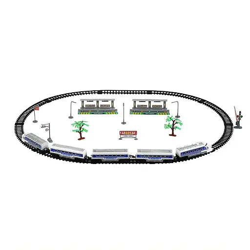 Іграшковий поїзд TK Group TK-93266 - українська озвучка, світло і звук, 5 вагонів - фото 2
