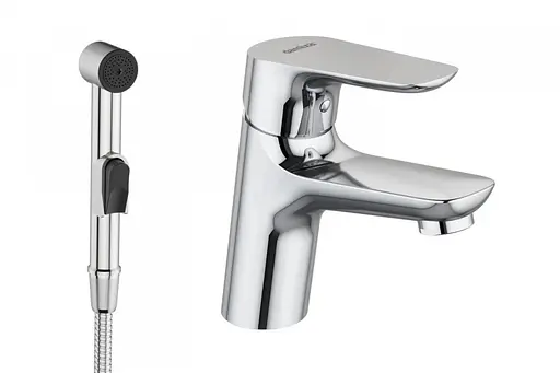 Смеситель с гигиеническим душем Damixa Origin Bit 770300000, Хром - фото 1