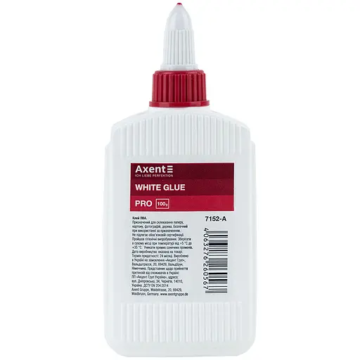 Клей ПВА Axent Pro колпачок-дозатор 100 мл (7152-A)