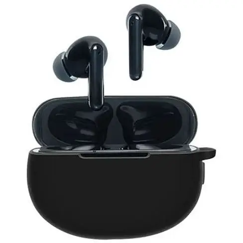 Чохол-накладка DK Silicone Candy Friendly з карабіном для Oppo Enco X (black)