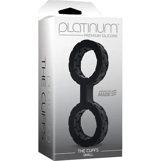 Наручники из силикона Doc Johnson The Cuffs Small - Black - фото 2