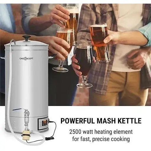 Пивоварня OneConcept hops God mash kettle 30 л (10033078) - фото 6
