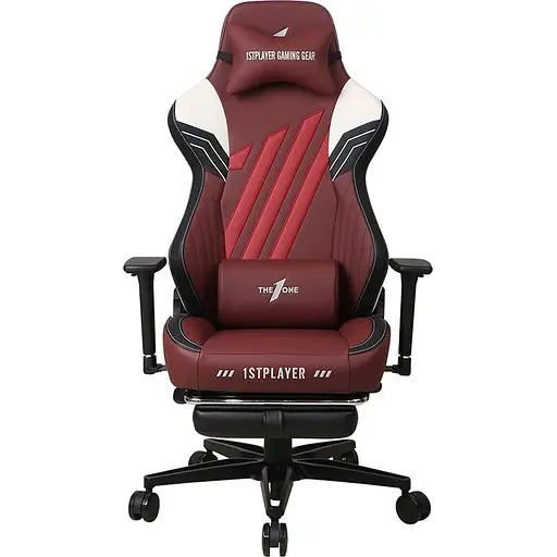 Ігрове крісло 1stPlayer Duke Black-White-Red (Duke BlackWhiteRed) - фото 1