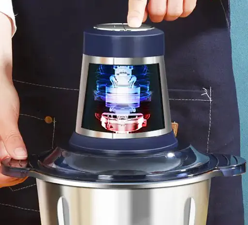 Подрібнювач кухонний Bitek BT-7019 блендер комбайн з чашею з нержавіючої сталі чоппер 2 л 1000 Вт - фото 5