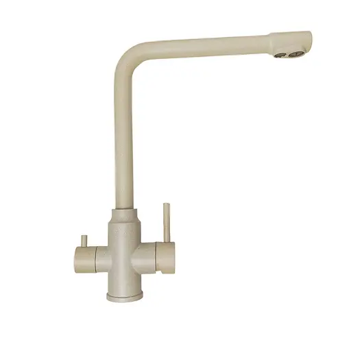 Смеситель для кухни под фильтр Adamant SA-021 avena 0216, Бежевый - фото 2