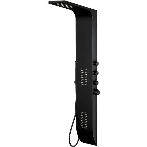 Душова панель Corsan Duo black A777MBL, Чорний матовий - фото 1