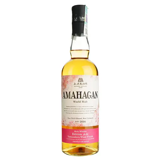 Віскі Amahagan Yamazakura Wood Finish 47% 0.7 л в подарунковій упаковці - фото 2