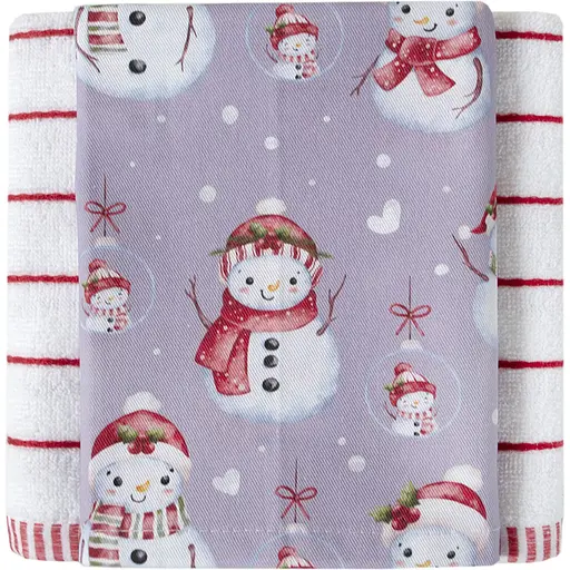 Набір рушників Lotus Home Magic Snowmen 40х60 см 2 шт. (svt-2000022348249)