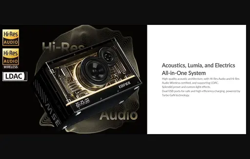 Акустическая колонка минисистема Edifier QD-35 Hi-Res 40Вт - фото 5