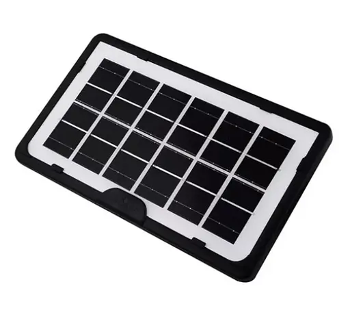 Фонарь прожекторный переносной CcLamp 01 3.5W солнечная система освещения с солнечной панелью Черный с салатовым - фото 3