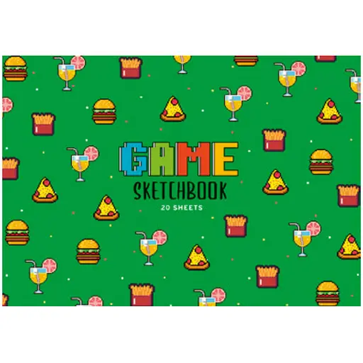 Альбом для рисования Star Game, для девочек, зеленый, 20 листов (PB-GB-020-422) - фото 1