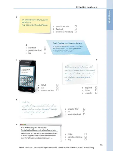 Fit furs Goethe-Zertifikat B1 Deutschprüfung für Erwachsene Lehrbuch mit zwei integrierten Audio-CDs - фото 3