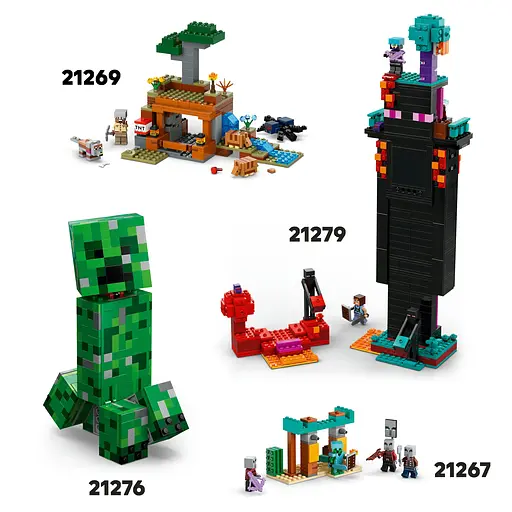 Конструктор LEGO Minecraft Аванпост разбойников и разоритель 665 деталей (21278) - фото 21