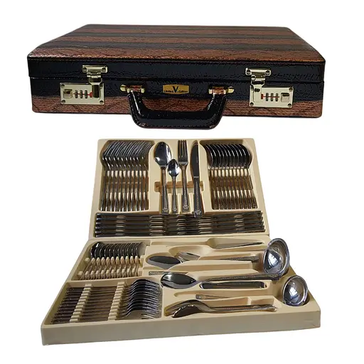 Набор столовых приборов Versace Limited Edition LV-1001 на 12 персон в подарочном кейсе 72 предмета - фото 3