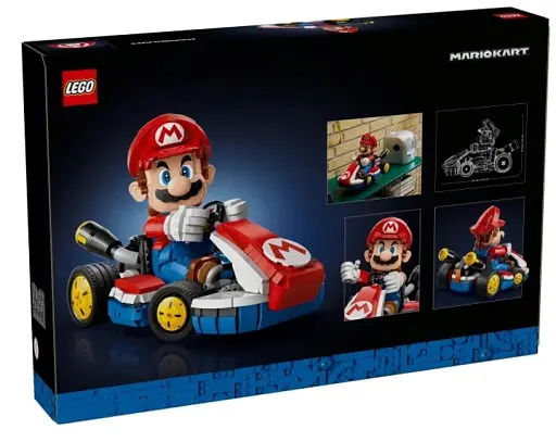Конструктор LEGO Супер Mario Kart: Марио в стандартной карте 1972 детали (72037) - фото 2