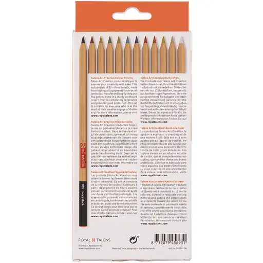 Набір кольорових олівців Talens Art Creation 12 шт картон Royal Talens - фото 2