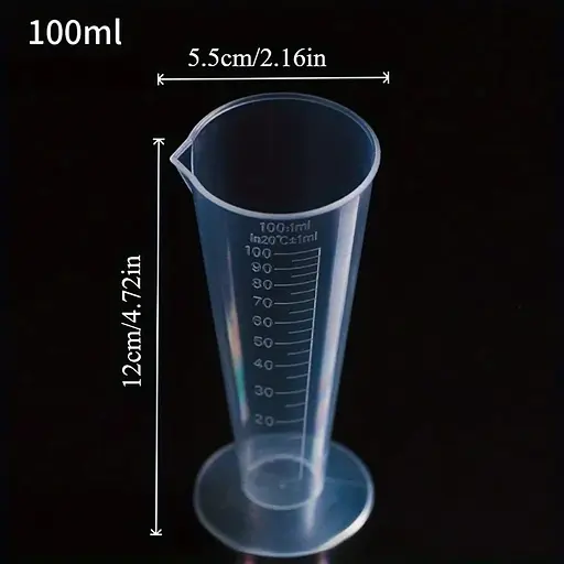 Мензурка (мірна склянка) 100 мл пластикова з носиком, Kitchen Master 87372 - фото 4