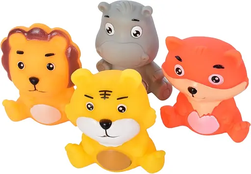 Игрушка для купания животные, 4 шт. в сетке, 25x10x10 см (в ассортименте)