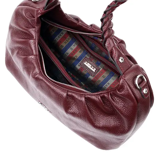 Женская сумка багет KARYA 30х19х8 см sum0020817 - фото 4