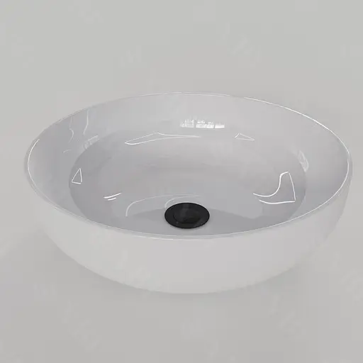 Умивальник VBI Bari white накладний VBI-011600, Білий - фото 5