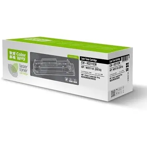 Картридж ColorWay HP 207A W2211A Cyan teh0024330 - фото 1