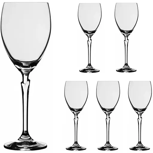 Набор бокалов для вина Lora Месяц 250 мл 6 шт. NGC134SETWINE