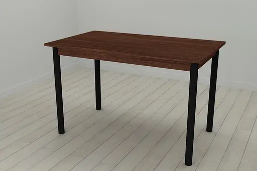 Стіл кухонний Ferrum-decor Беніта 75x120x60 Чорний ДСП Венге 16мм (FRD-105605) - фото 4