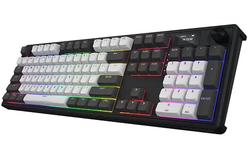 Клавіатура HATOR Skyfall 100 PRO Wireless Silent Switches US Grey Black (HTK4100) - фото 3