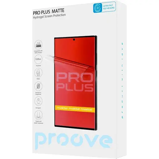 Защитная пленка гидрогелевая Proove Hydrogel Screen Protection Pro Plus Size S Matte [108026] - фото 1