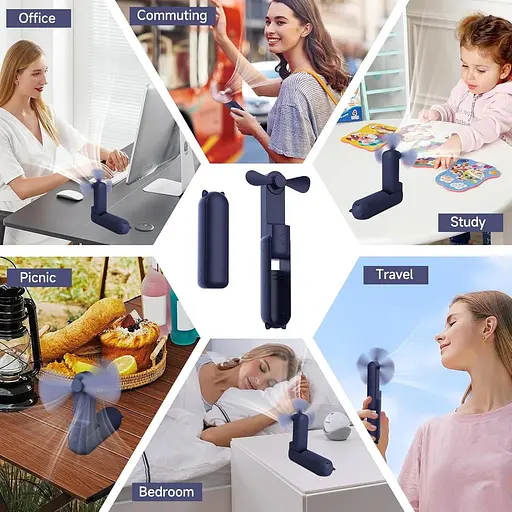 Ручной мини-вентилятор USB - фото 3