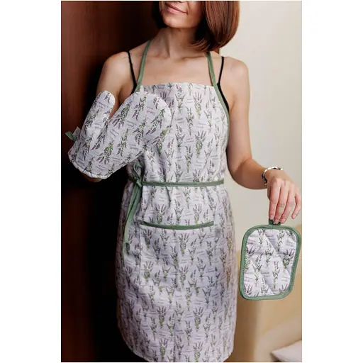 Набор рукавица и прихватка Прованс Соцветия лаванды (42349) - фото 6