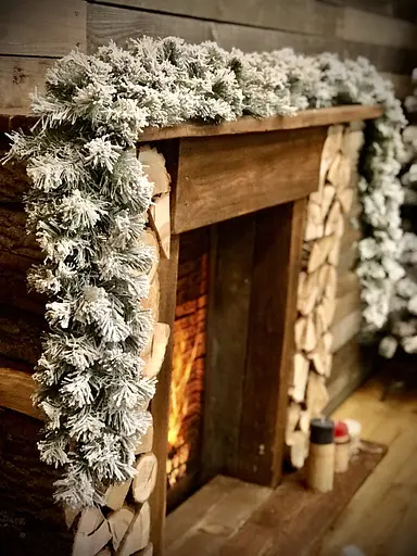 Гірлянда хвойна Hvoya Classic з плівки засніжена 3 м - фото 6