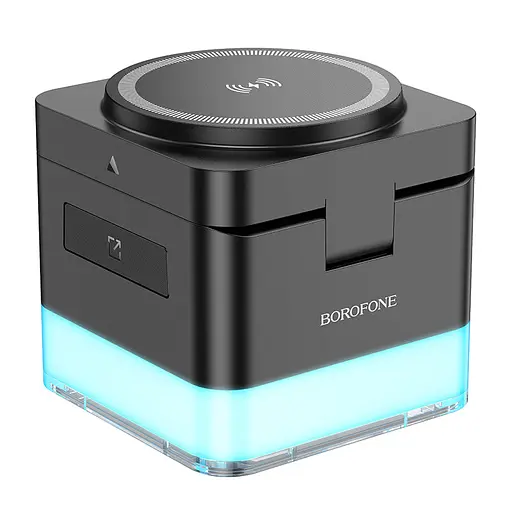 БЗП Borofone BQ34 Square 3in1 15W Black - фото 3