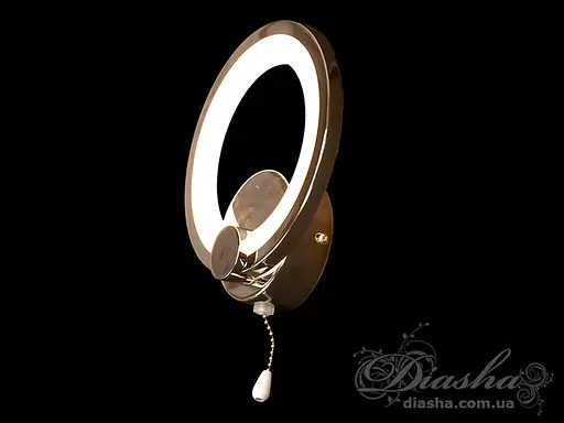 Светодиодное бра прикроватное, 17 Вт хром - фото 4