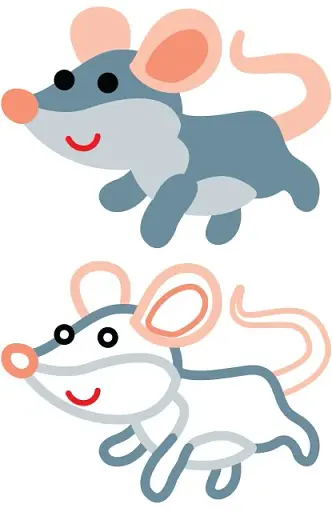 Розмальовка з великою підказкою. Кішка - фото 2