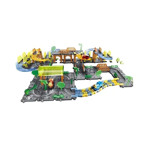 Залізничний трек 899-10, 132 деталей, 2 локомотиви із реалістичним дизайном