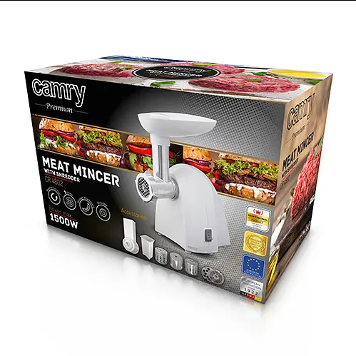 Мясорубка с насадкой на измельчение Camry CR 4802 3 сита в комплекте - фото 7