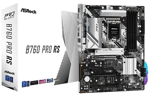Материнська плата AsRock B760 PRO RS (B760 PRO RS) (Socket 1700, Intel B760, ATX) - фото 5