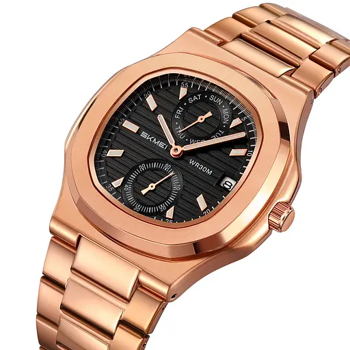 Наручний годинник чоловічий 2423RG Rose Gold Skmei acs0029928 - фото 2